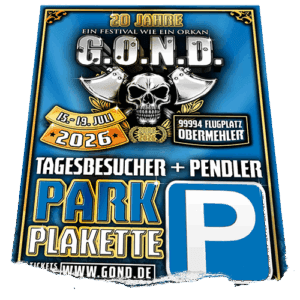 Fahrzeugplakette gross