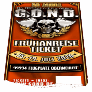 Frühanreiseticket für G.O.N.D. 2026 – früher anreisen und mehr erleben