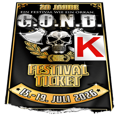 Festivalticket für die G.O.N.D. 2026 – jetzt dein Ticket sichern