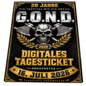 Festivalticket für die G.O.N.D. 2026 – jetzt dein Ticket sichern