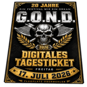 Festivalticket für die G.O.N.D. 2026 – jetzt dein Ticket sichern