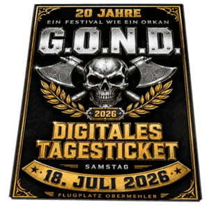 Festivalticket für die G.O.N.D. 2026 – jetzt dein Ticket sichern